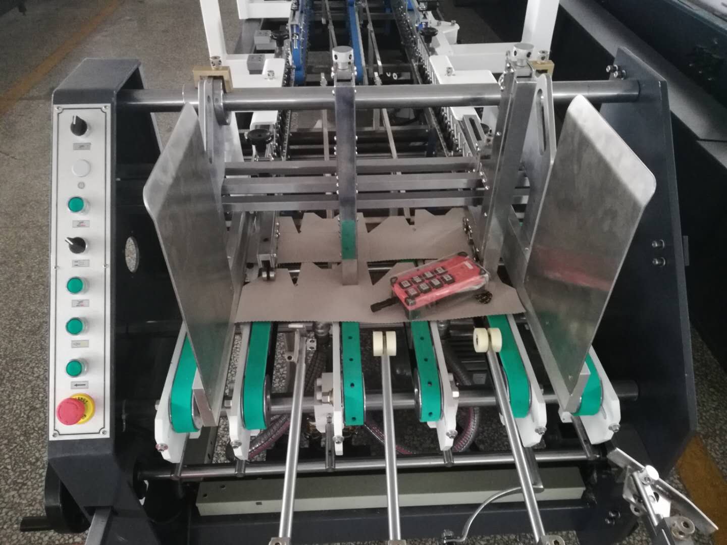 High Speed Paper Box Folding Gluing Machine With 350m/min.
